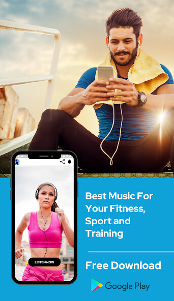 Run android online APK Sport Music- Fitness Gym Music from MyAndroid or emulate Sport Music- Fitness Gym Music using MyAndroid