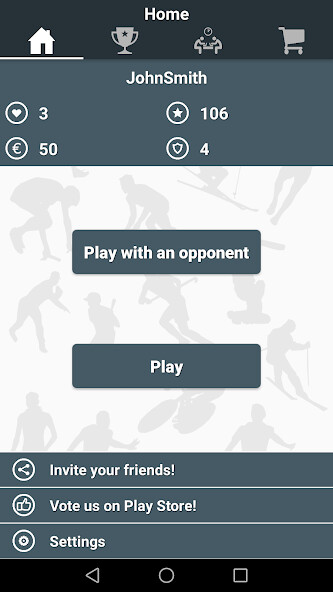 Emulate Android APK Sport Quiz Revolution