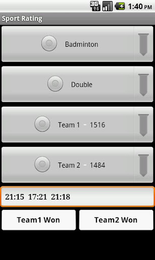 Emulate Android APK Sport Rating