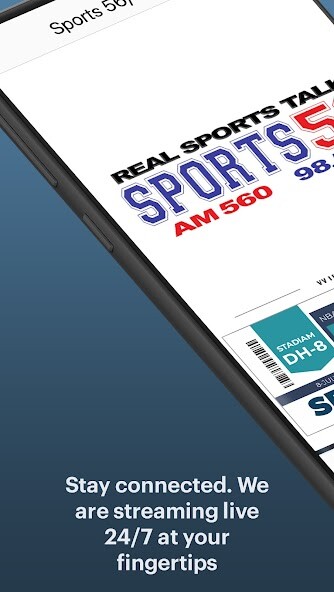 Emulate iPhone app Sports 56/98.5FM using MyAndroid