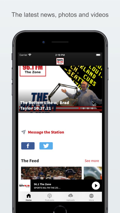 Emulate iPhone app Sports 96.1 The Zone using MyAndroid Emulate iPhone app Sports 96.1 The Zone using MyAndroid