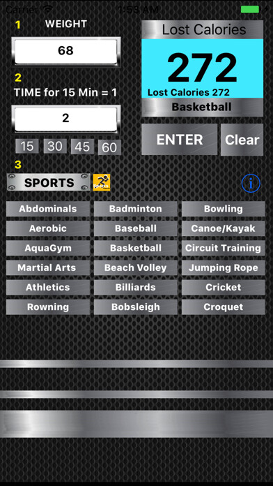 Emulate iPhone app Sports Calories Lite using MyAndroid Emulate iPhone app Sports Calories Lite using MyAndroid