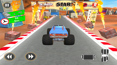 Emulate iPhone app Sports Car Racing Stunt Game using MyAndroid