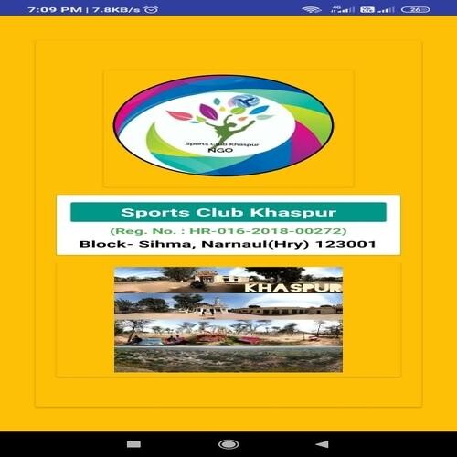 Run android online APK Sports Club Khaspur from MyAndroid or emulate Sports Club Khaspur using MyAndroid