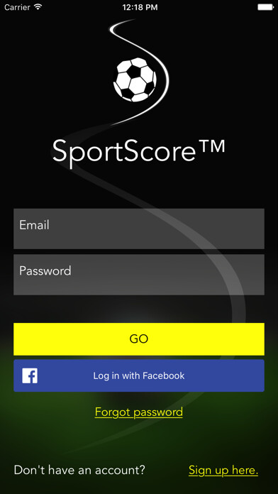 Emulate iPhone app Sport Score App using MyAndroid