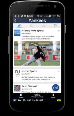 Emulate Android APK Sports Follower Emulate Android APK Sports Follower
