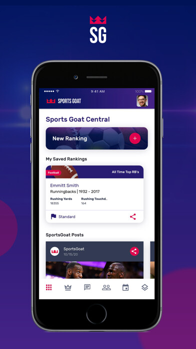 Emulate iPhone app Sports Goat using MyAndroid
