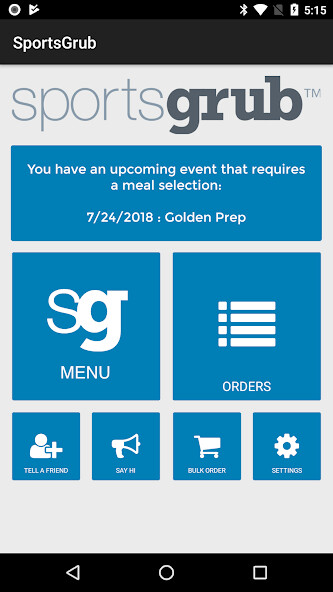 Run android online APK SportsGrub from MyAndroid or emulate SportsGrub using MyAndroid