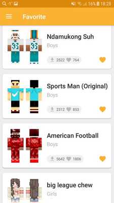 Emulate Android APK Sport Skins for Minecraft PE