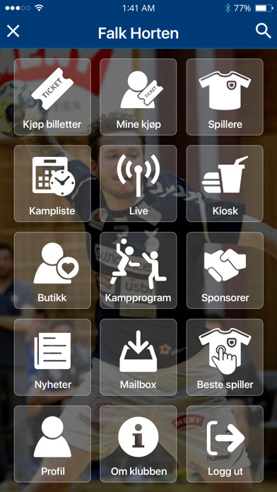 Emulate iPhone app Sportsklubben Falk Håndball SR using MyAndroid Emulate iPhone app Sportsklubben Falk Håndball SR using MyAndroid