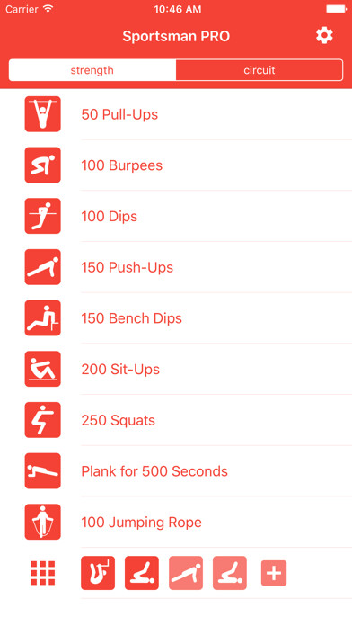 Emulate iPhone app Sportsman. Bodyweight Workout. using MyAndroid Emulate iPhone app Sportsman. Bodyweight Workout. using MyAndroid