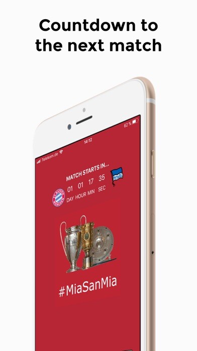 Emulate iPhone app Sports News - FC Bayern ed. using MyAndroid