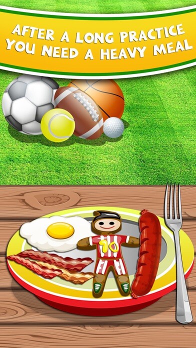 Emulate iPhone app Sports Party Food Maker Salon - Fun Lunch Cooking & Candy Making Games for Kids! using MyAndroid