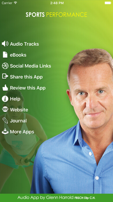 Emulate iPhone app Sports Performance Hypnosis by Glenn Harrold using MyAndroid Emulate iPhone app Sports Performance Hypnosis by Glenn Harrold using MyAndroid