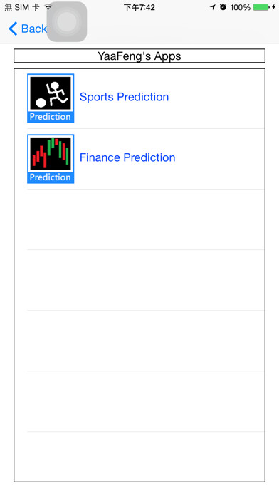 Emulate iPhone app Sports Prediction using MyAndroid