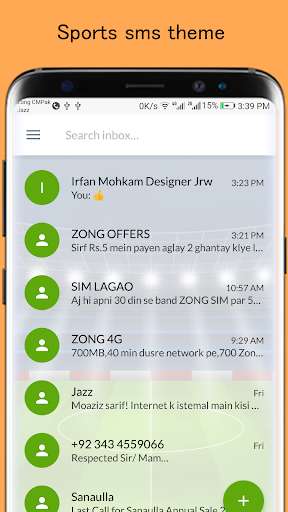 Run android online APK Sports SMS Go Theme from MyAndroid or emulate Sports SMS Go Theme using MyAndroid