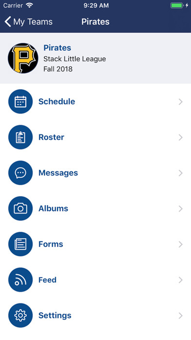 Emulate Android APK Sports Team Connect