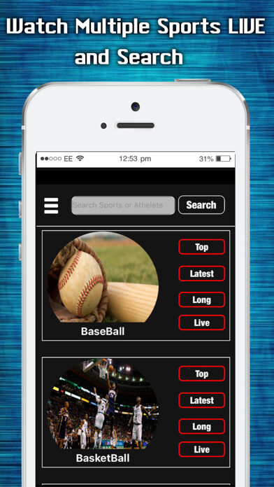 Emulate iPhone app Sports TUBE LIVE - Scores, Updates & Highlights using MyAndroid Emulate iPhone app Sports TUBE LIVE - Scores, Updates & Highlights using MyAndroid