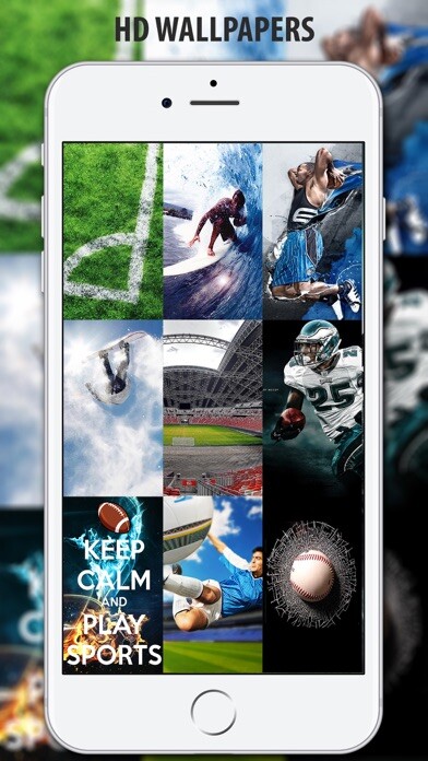 Emulate iPhone app Sports Wallpapers and Backgrounds - Free HD Images using MyAndroid
