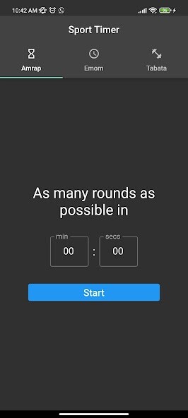 Emulate Android APK Sport Timer Emulate Android APK Sport Timer