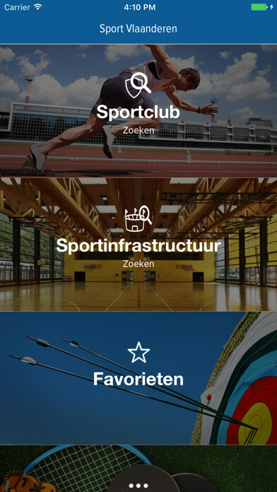 Emulate iPhone app Sport Vlaanderen using MyAndroid Emulate iPhone app Sport Vlaanderen using MyAndroid