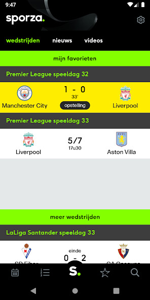Run android online APK sporza voetbal from MyAndroid or emulate sporza voetbal using MyAndroid