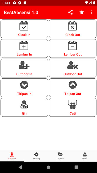 Run android online APK Spot Absensi from MyAndroid or emulate Spot Absensi using MyAndroid
