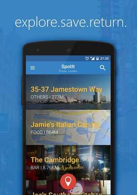 Emulate Android APK SpotIt - Save Your Places Emulate Android APK SpotIt - Save Your Places