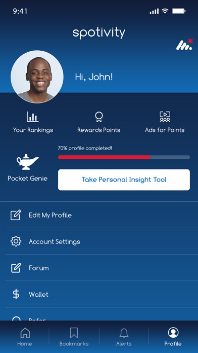 Emulate iPhone app Spotivity using MyAndroid