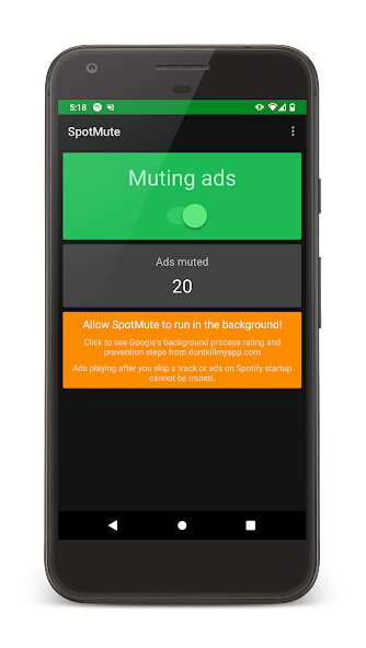 Run android online APK SpotMute - Mute ads from MyAndroid or emulate SpotMute - Mute ads using MyAndroid