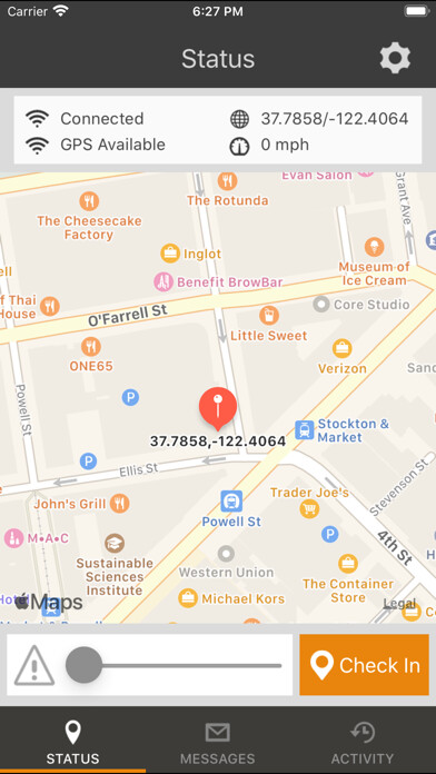 Emulate iPhone app Spot My Globalstar using MyAndroid Emulate iPhone app Spot My Globalstar using MyAndroid
