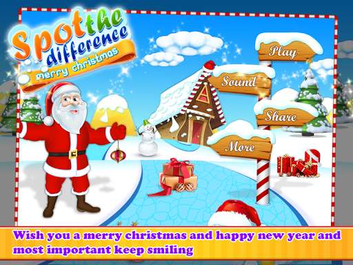 Run android online APK Spot The Difference- Christmas from MyAndroid or emulate Spot The Difference- Christmas using MyAndroid