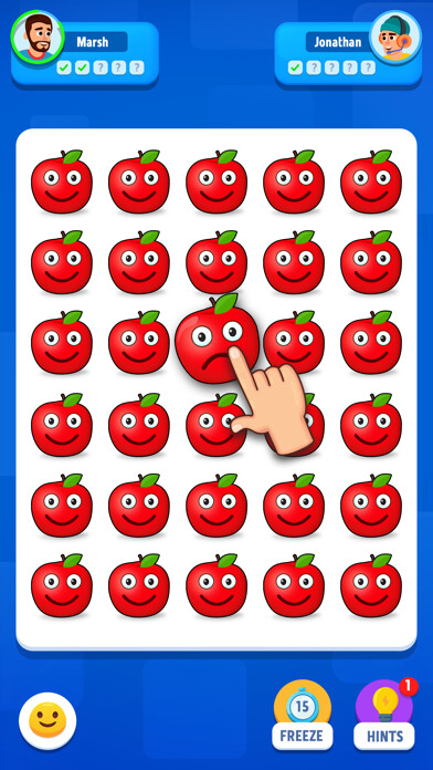 Emulate iPhone app Spot The Odd Emoji:Multiplayer using MyAndroid Emulate iPhone app Spot The Odd Emoji:Multiplayer using MyAndroid