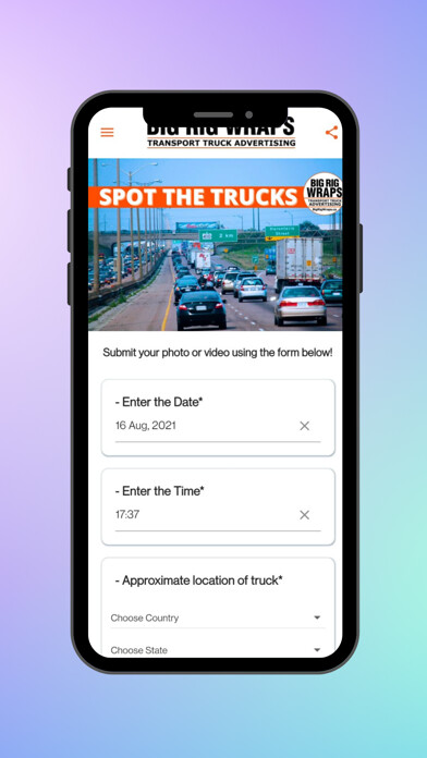 Emulate iPhone app Spot the Trucks using MyAndroid