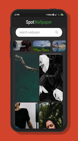Run android online APK Spot Wallpaper from MyAndroid or emulate Spot Wallpaper using MyAndroid