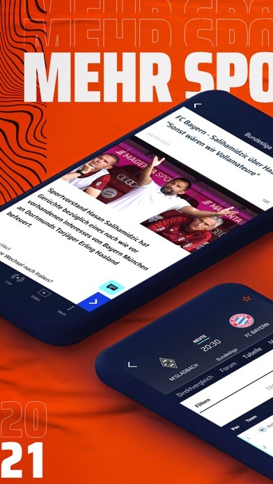 Emulate iPhone app SPOX: Live, Sport, News, Video using MyAndroid
