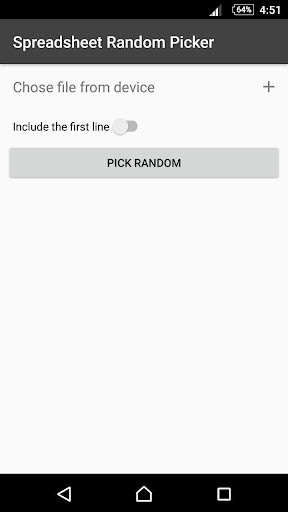 Emulate Android APK Spreadsheet Random Picker Emulate Android APK Spreadsheet Random Picker