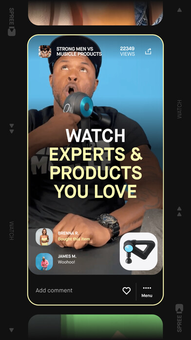 Emulate iPhone app Spree: Live Social Shopping using MyAndroid