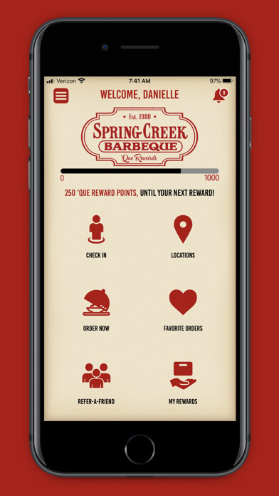 Emulate iPhone app Spring Creek Barbeque using MyAndroid Emulate iPhone app Spring Creek Barbeque using MyAndroid
