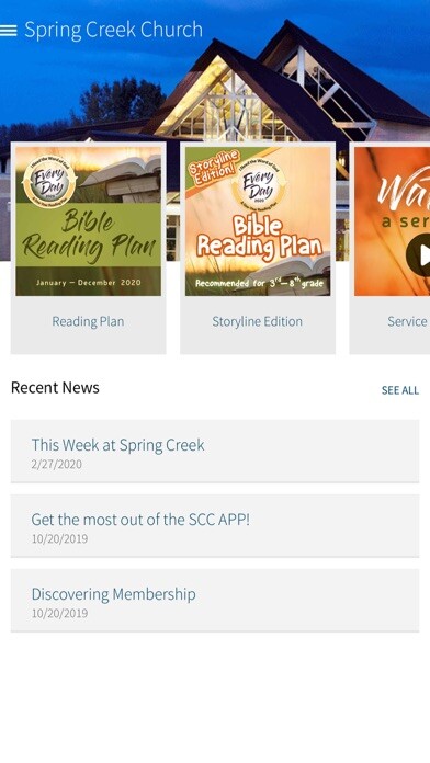 Emulate iPhone app Spring Creek Church using MyAndroid Emulate iPhone app Spring Creek Church using MyAndroid