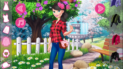 Emulate iPhone app Spring Fashionista Dress Up using MyAndroid