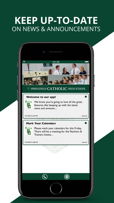 Emulate iPhone app Springfield Catholic HS using MyAndroid Emulate iPhone app Springfield Catholic HS using MyAndroid