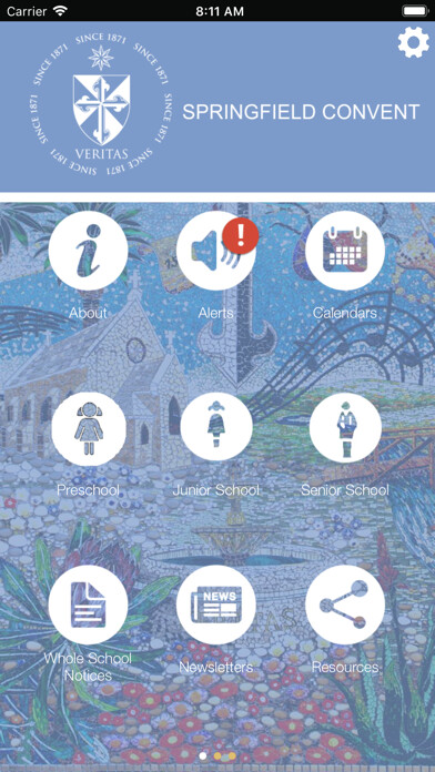 Emulate iPhone app Springfield Convent School using MyAndroid