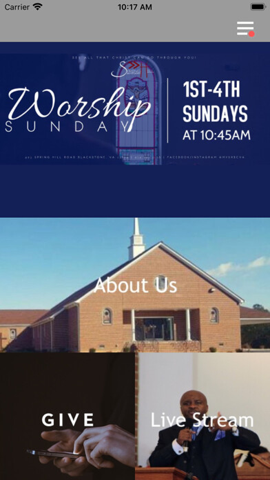 Emulate iPhone app Spring Hill Baptist Blackstone using MyAndroid Emulate iPhone app Spring Hill Baptist Blackstone using MyAndroid