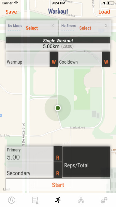 Emulate iPhone app Spring: Running Tracker using MyAndroid Emulate iPhone app Spring: Running Tracker using MyAndroid