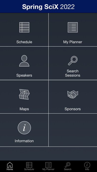 Emulate iPhone app Spring SciX 2022 using MyAndroid Emulate iPhone app Spring SciX 2022 using MyAndroid