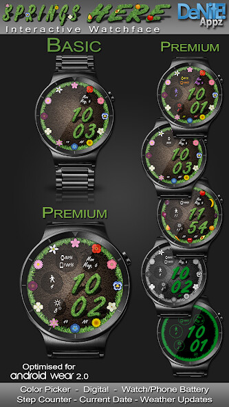 Run android online APK Springs Here HD Watch Face from MyAndroid or emulate Springs Here HD Watch Face using MyAndroid