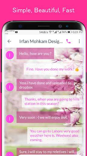 Emulate Android APK Spring SMS Theme Emulate Android APK Spring SMS Theme