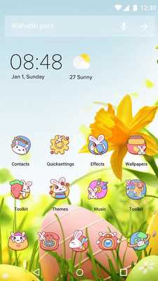 Emulate Android APK Spring Theme - Easter Bunny