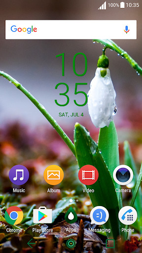 Run android online APK Spring Theme from MyAndroid or emulate Spring Theme using MyAndroid